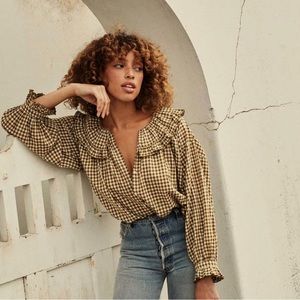 Doen Seychelle Top in Olive, M